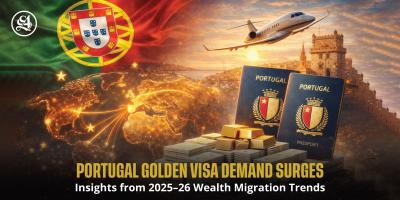 Portugal Golden Visa Demand Surges: Insights From 2025-26 Wealth Migration Trends