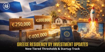 Greece Residency by Investment Updates: New Tiered Thresholds & Startup Track